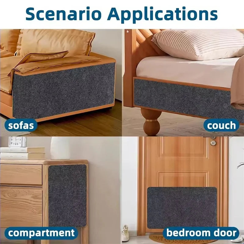 7 Colors Cat Scratcher Sofa Protector Cats Scratcher Pad Board Protection Trimmable Self-Adhesive Carpet DIY Cat Scratch Mat